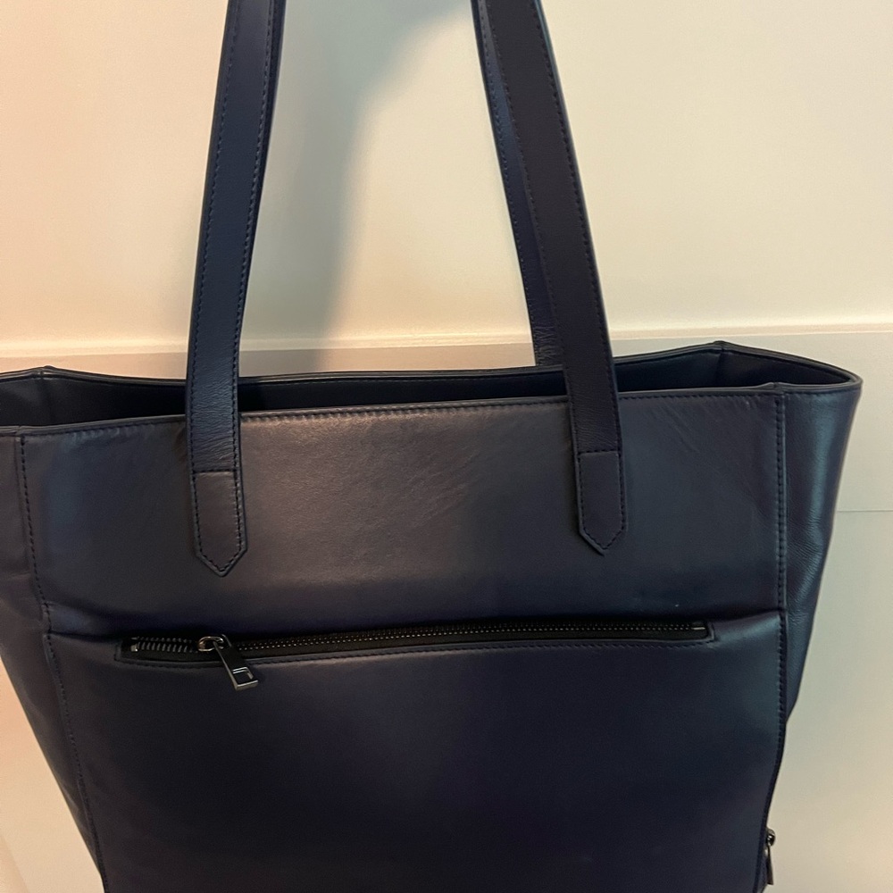 Elegant Navy Travel Tote Bag